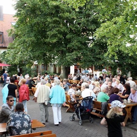 Brauerei Gasthof Kraus Hirschaid Exterior foto